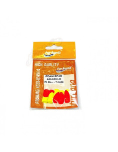 Turkana Pop-up Foam Amarelo/Laranja 15mm 5pcs